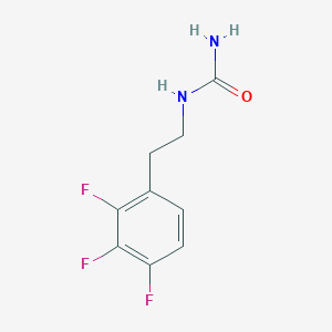 molecular formula C9H9F3N2O B6925258 2-(2,3,4-Trifluorophenyl)ethylurea 