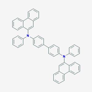 molecular formula C52H36N2 B069261 N,N'-Bis(phenanthren-9-YL)-N,N'-diphenylbenzidine CAS No. 182507-83-1