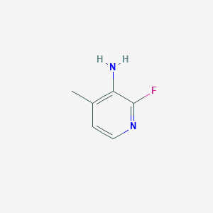 molecular formula C6H7FN2 B069268 2-氟-4-甲基吡啶-3-胺 CAS No. 173435-32-0