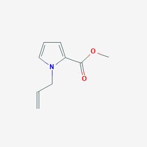 molecular formula C9H11NO2 B069277 Methyl 1-allyl-1H-pyrrole-2-carboxylate CAS No. 183155-28-4