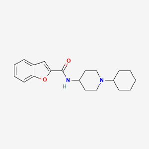 molecular formula C20H26N2O2 B6928907 N-(1-cyclohexylpiperidin-4-yl)-1-benzofuran-2-carboxamide 
