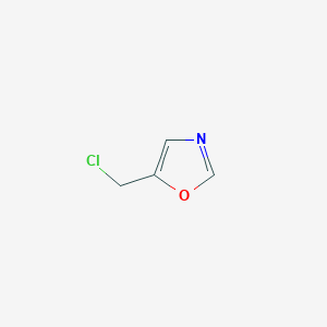 molecular formula C4H4ClNO B069290 5-(Chloromethyl)oxazole CAS No. 172649-57-9