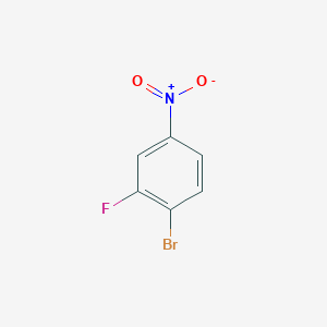 molecular formula C6H3BrFNO2 B069296 4-Bromo-3-fluoronitrobenzene CAS No. 185331-69-5