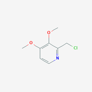 molecular formula C8H10ClNO2 B069304 2-(Chloromethyl)-3,4-dimethoxypyridine CAS No. 169905-10-6