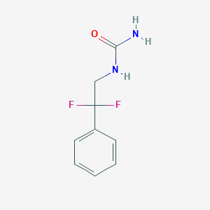molecular formula C9H10F2N2O B6930410 (2,2-Difluoro-2-phenylethyl)urea 