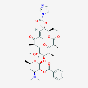 molecular formula C41H57N3O11 B069316 Telithromycin intermediate (7A) CAS No. 160145-83-5