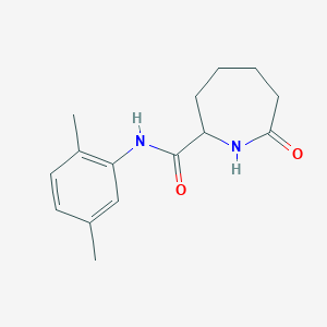 molecular formula C15H20N2O2 B6931847 N-(2,5-dimethylphenyl)-7-oxoazepane-2-carboxamide 