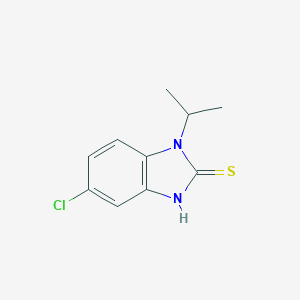 molecular formula C10H11ClN2S B069327 5-chloro-1-isopropyl-1H-benzo[d]imidazole-2-thiol CAS No. 175276-96-7