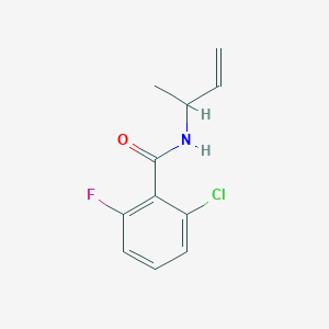 molecular formula C11H11ClFNO B6934370 N-but-3-en-2-yl-2-chloro-6-fluorobenzamide 