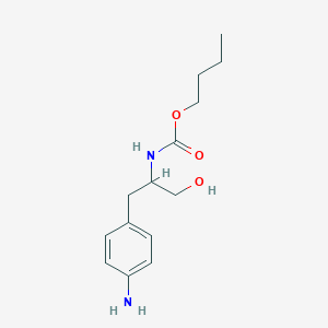 molecular formula C14H22N2O3 B069348 Butyl 1-(4-aminobenzyl)-2-hydroxyethylcarbamate CAS No. 188404-34-4