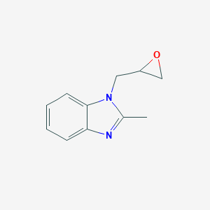 molecular formula C11H12N2O B069357 1-N-glycidyl-2-methylbenzimidazole CAS No. 187393-12-0