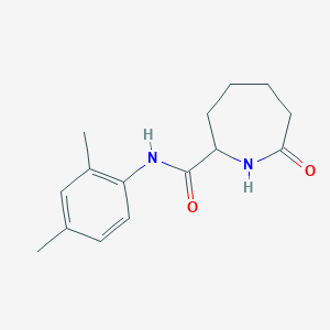 molecular formula C15H20N2O2 B6935909 N-(2,4-dimethylphenyl)-7-oxoazepane-2-carboxamide 