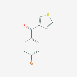 molecular formula C11H7BrOS B069367 3-(4-Bromobenzoyl)thiophene CAS No. 187963-92-4