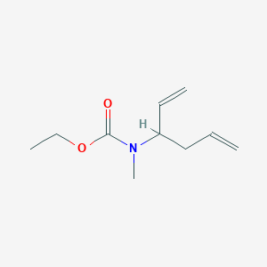 molecular formula C10H17NO2 B069373 ethyl N-hexa-1,5-dien-3-yl-N-methylcarbamate CAS No. 171860-18-7