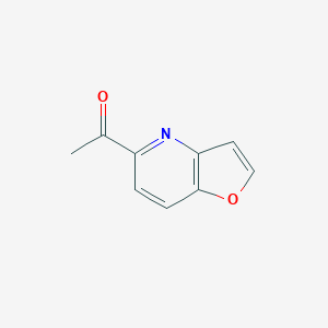 molecular formula C9H7NO2 B069384 5-Acetylfuro[3,2-b]pyridine CAS No. 193750-69-5
