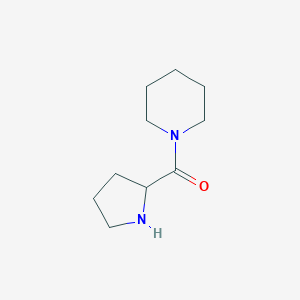 molecular formula C10H18N2O B069398 Piperidin-1-yl(pyrrolidin-2-yl)methanone CAS No. 166975-75-3