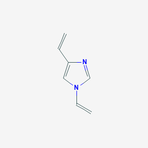 molecular formula C7H8N2 B069400 1,4-Bis(ethenyl)imidazole CAS No. 169327-69-9