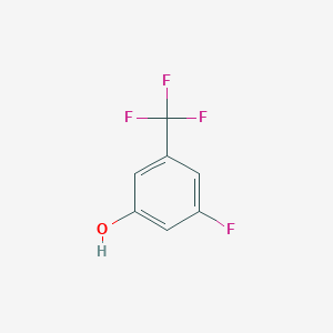 molecular formula C7H4F4O B069410 3-Fluoro-5-(trifluoromethyl)phenol CAS No. 172333-87-8