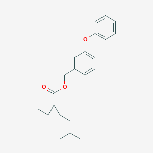 molecular formula C23H26O3 B069414 Phenothrin CAS No. 188023-86-1