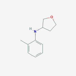 N-(2-methylphenyl)oxolan-3-amine