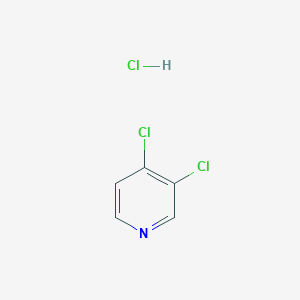 molecular formula C5H4Cl3N B069432 3,4-二氯吡啶盐酸盐 CAS No. 159732-45-3