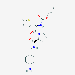 molecular formula C24H44N4O4S B069435 Sofigatran CAS No. 187602-11-5