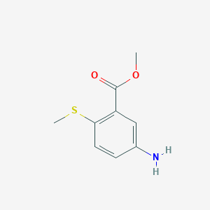Methyl 5-amino-2-(methylsulfanyl)benzoate
