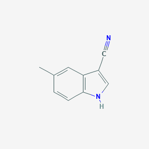 molecular formula C10H8N2 B069480 5-Methyl-1H-indole-3-carbonitrile CAS No. 194490-13-6