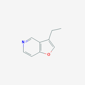 molecular formula C9H9NO B069485 3-Ethylfuro[3,2-c]pyridine CAS No. 182819-54-1