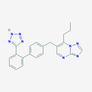 (1,2,4)Triazolo(1,5-a)pyrimidine, 7-propyl-6-((2'-(1H-tetrazol-5-yl)(1,1'-biphenyl)-4-yl)methyl)-