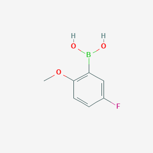 molecular formula C7H8BFO3 B069507 5-氟-2-甲氧基苯硼酸 CAS No. 179897-94-0