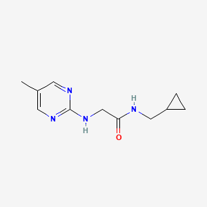 molecular formula C11H16N4O B6952124 N-(cyclopropylmethyl)-2-[(5-methylpyrimidin-2-yl)amino]acetamide 
