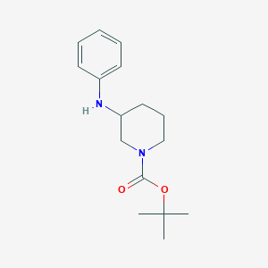 molecular formula C16H24N2O2 B069527 1-Boc-3-phenylamino-piperidine CAS No. 183207-67-2