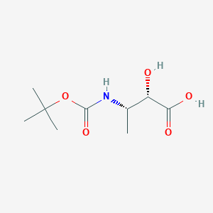 molecular formula C9H17NO5 B069549 (2S,3S)-2-hydroxy-3-[(2-methylpropan-2-yl)oxycarbonylamino]butanoic Acid CAS No. 174282-86-1