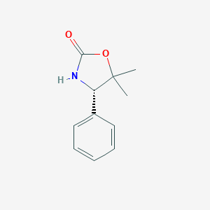 molecular formula C11H13NO2 B069554 (S)-(+)-5,5-二甲基-4-苯基-2-恶唑烷酮 CAS No. 168297-84-5