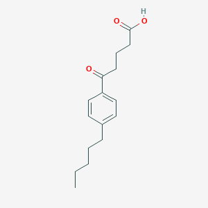 molecular formula C16H22O3 B069572 5-oxo-5-(4-n-pentylphenyl)valeric acid CAS No. 178686-76-5