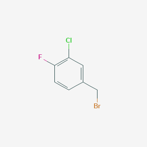 molecular formula C7H5BrClF B069579 3-Chloro-4-fluorobenzyl bromide CAS No. 192702-01-5