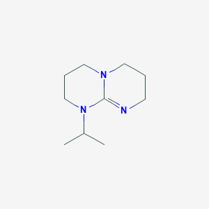 molecular formula C10H19N3 B069580 7-Isopropyl-1,5,7-triazabicyclo(4.4.0)dec-5-ene CAS No. 160172-95-2
