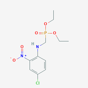 molecular formula C11H16ClN2O5P B069581 Diethyl (4-chloro-2-nitroanilino)methylphosphonate CAS No. 193698-88-3