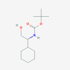 molecular formula C13H25NO3 B069588 N-Boc-D-环己基甘醇 CAS No. 188348-00-7