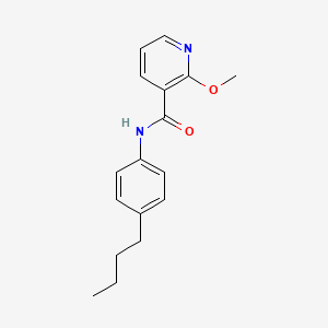 molecular formula C17H20N2O2 B6958892 N-(4-butylphenyl)-2-methoxypyridine-3-carboxamide 