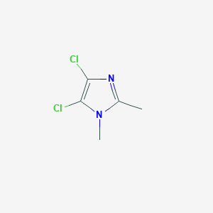 molecular formula C5H6Cl2N2 B069594 4,5-Dichloro-1,2-dimethylimidazole CAS No. 175201-56-6