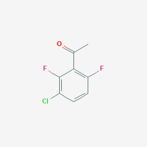 molecular formula C8H5ClF2O B069602 3'-Chloro-2',6'-difluoroacetophenone CAS No. 177942-50-6