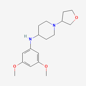 molecular formula C17H26N2O3 B6960304 N-(3,5-dimethoxyphenyl)-1-(oxolan-3-yl)piperidin-4-amine 