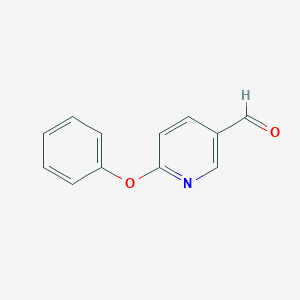 molecular formula C12H9NO2 B069604 6-Phenoxynicotinaldehyde CAS No. 173282-69-4