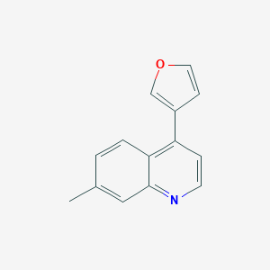 molecular formula C14H11NO B069610 4-(Furan-3-yl)-7-methylquinoline CAS No. 179380-96-2