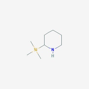 molecular formula C8H19NSi B069631 2-Trimethylsilylpiperidine CAS No. 174363-71-4