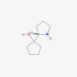 B069655 1-[(S)-2-Pyrrolidinyl]cyclopentanol CAS No. 174195-98-3