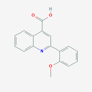 B069656 2-(2-Methoxyphenyl)quinoline-4-carboxylic acid CAS No. 181048-49-7