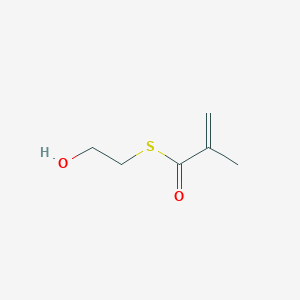 molecular formula C6H10O2S B069658 Hydroxyethylthiomethacrylate CAS No. 169682-76-2